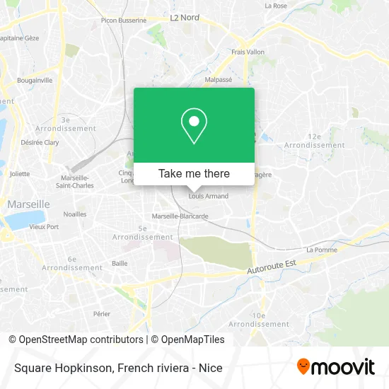 Square Hopkinson map
