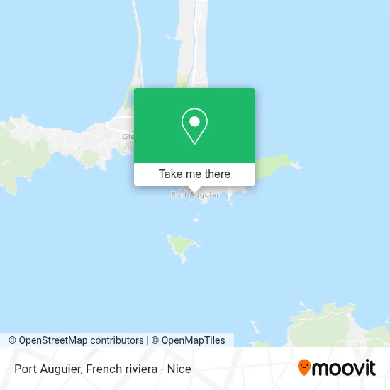 Port Auguier map