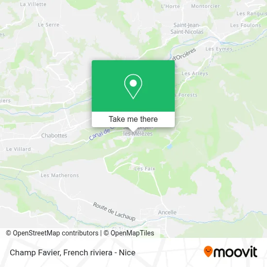 Champ Favier map