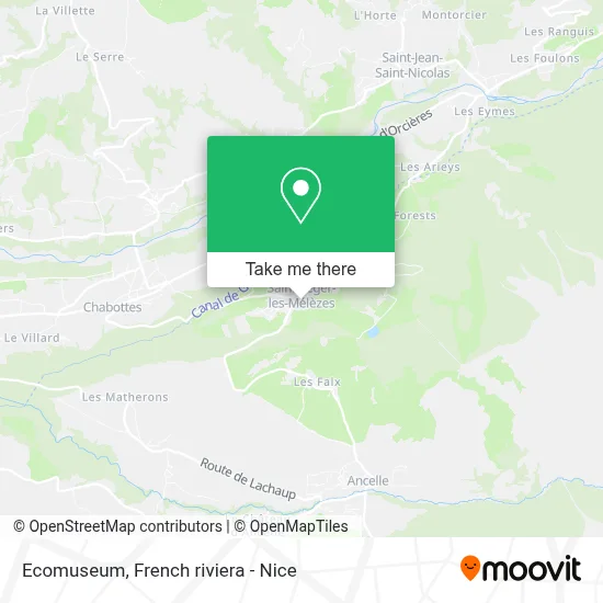 Ecomusée map