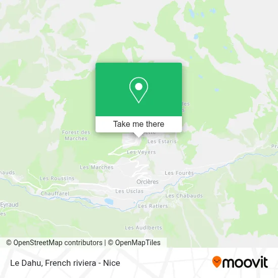 Le Dahu map