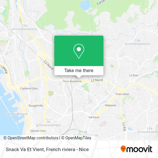 Snack Va Et Vient map