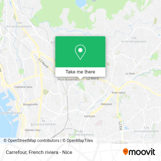 Carrefour map