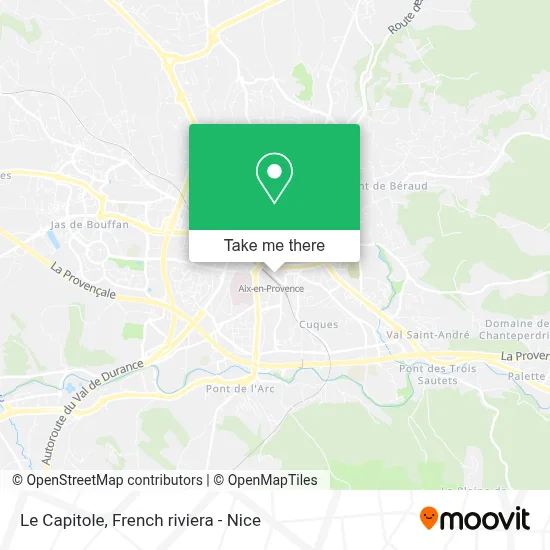 Le Capitole map