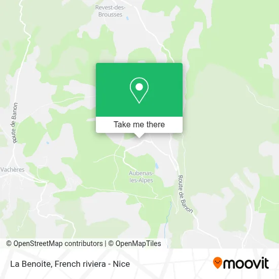 La Benoite map