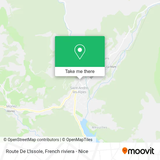 Route De L'Issole map