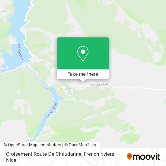 Croisement Route De Chaudanne map