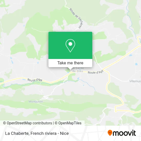La Chaberte map