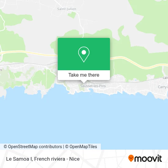 Le Samoa I map