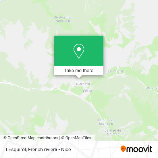 L'Esquirol map