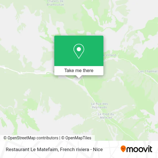 Restaurant Le Matefaim map