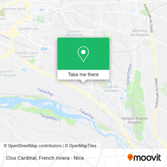 Clos Cardinal map