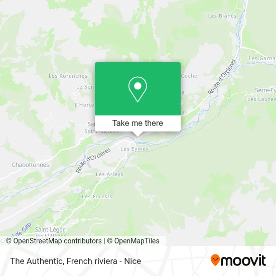 L'Authentique map