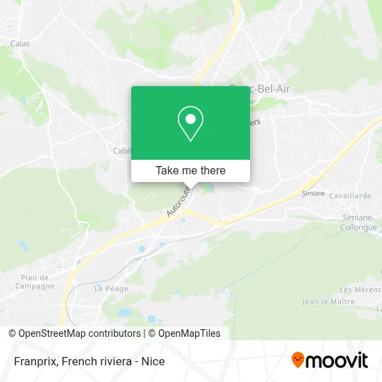 Franprix map