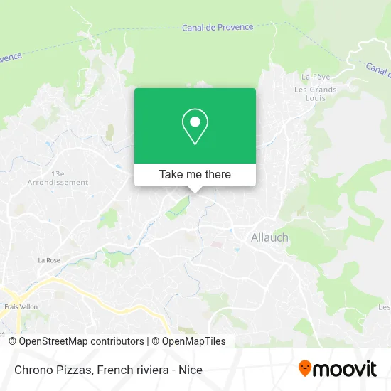 Chrono Pizzas map