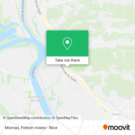 Mornas map
