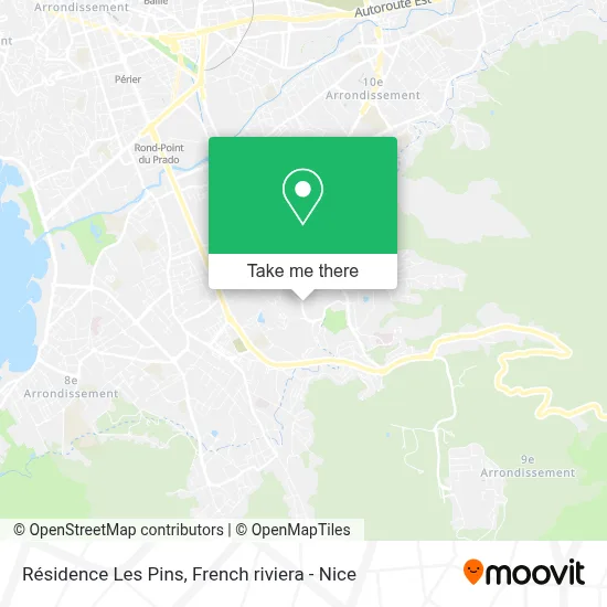 Résidence Les Pins map