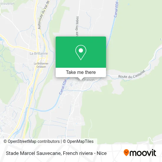 Stade Marcel Sauvecane map