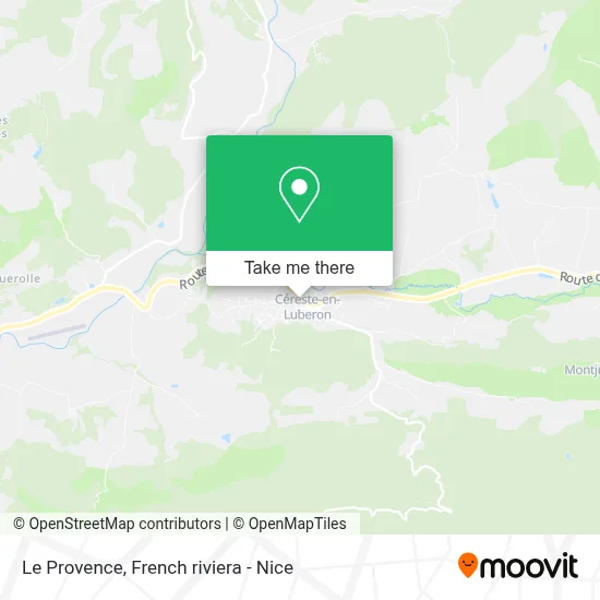 Le Provence map