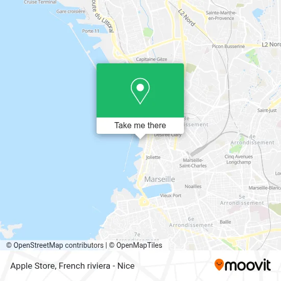 Apple Store map
