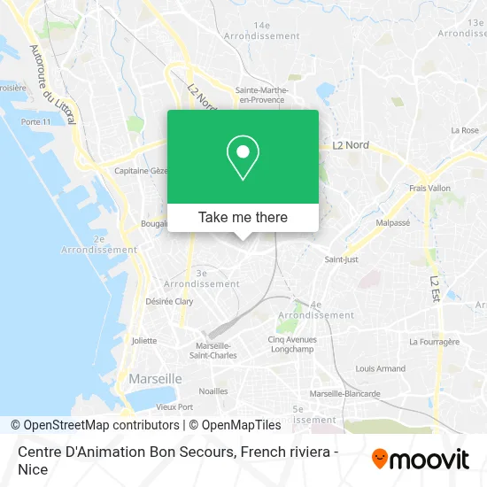 Centre D'Animation Bon Secours map