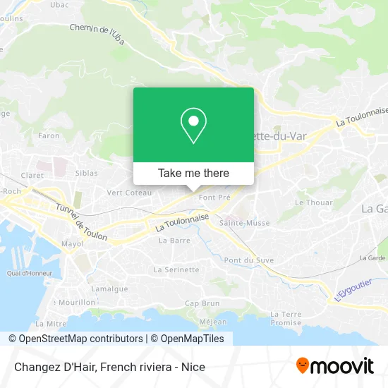 Changez D'Hair map