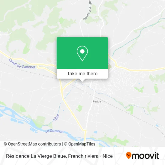 Résidence La Vierge Bleue map