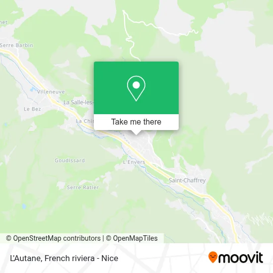 L'Autane map