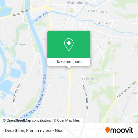 Decathlon map