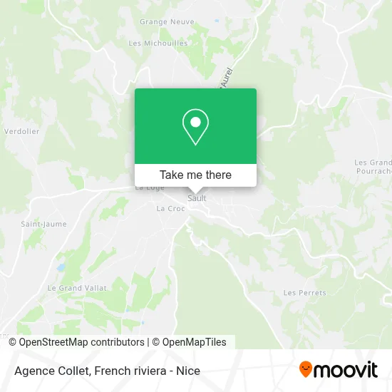 Agence Collet map