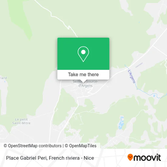 Place Gabriel Peri map