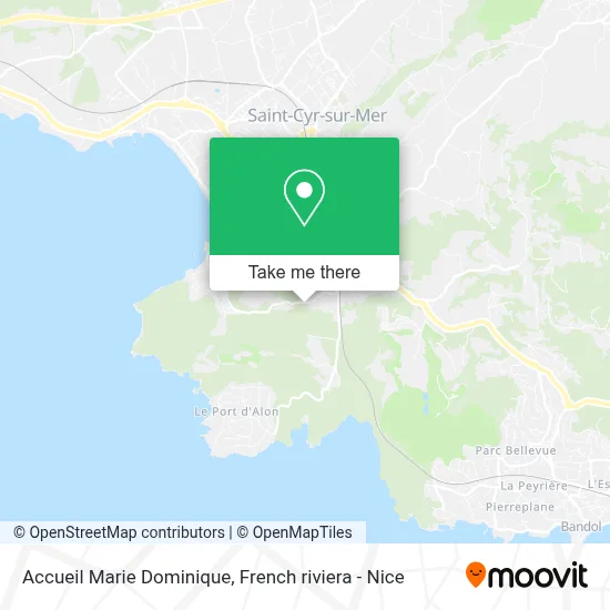 Accueil Marie Dominique map