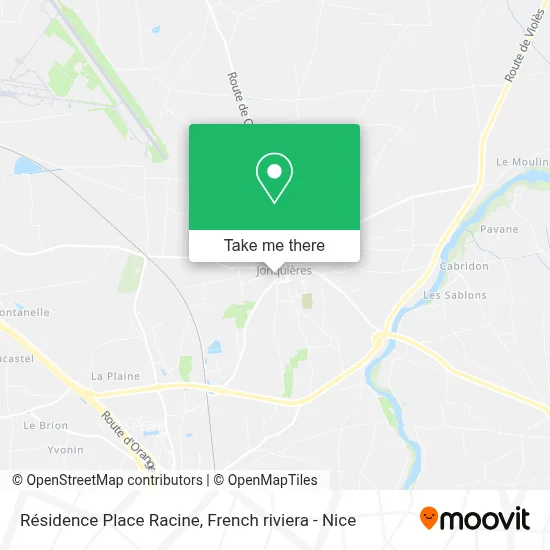 Résidence Place Racine map