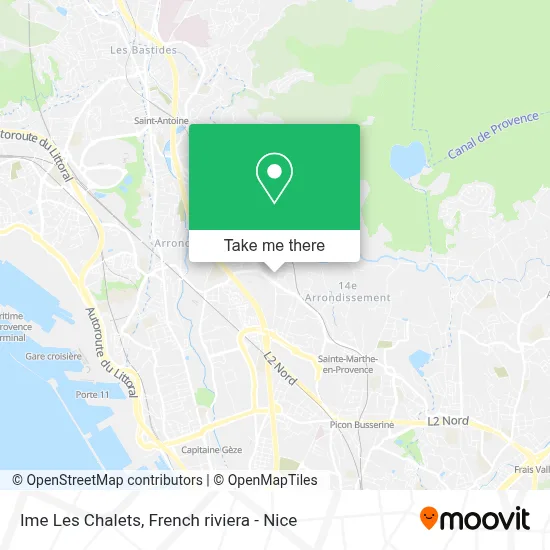 Ime Les Chalets map
