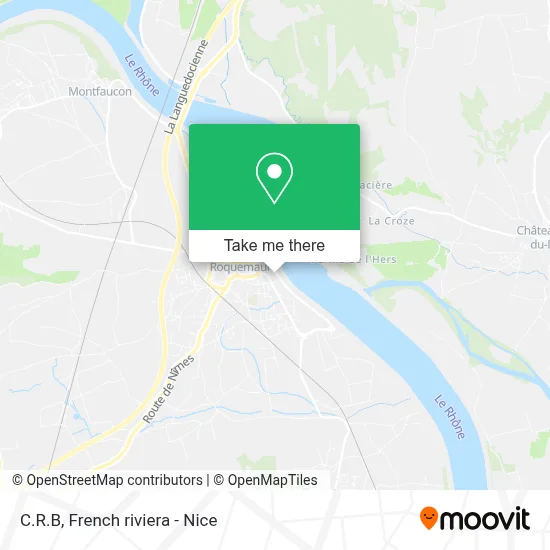 C.R.B. map