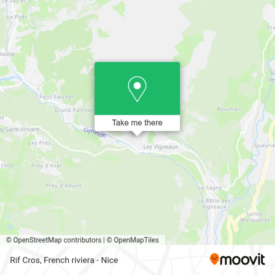 Rif Cros map