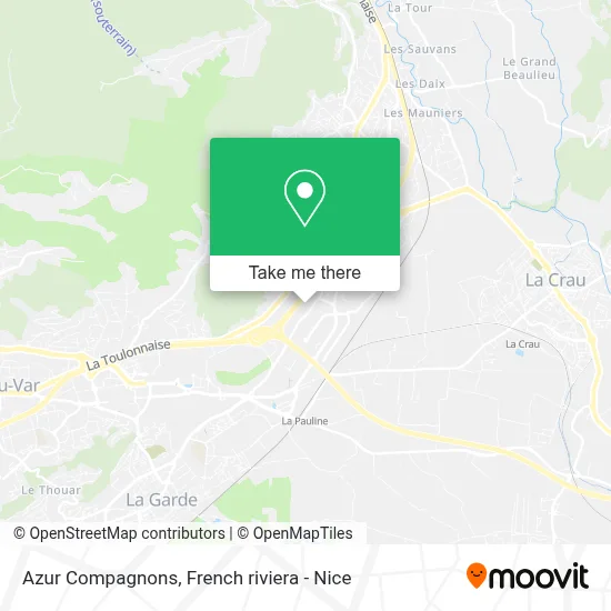 Mapa Azur Compagnons