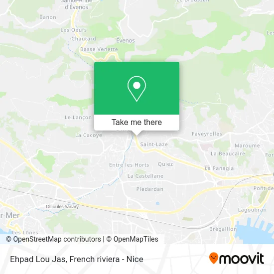 Ehpad Lou Jas map