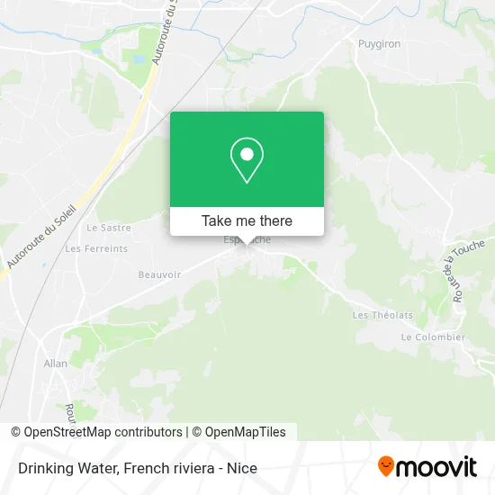 Eau Potable map