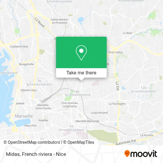 Midas map