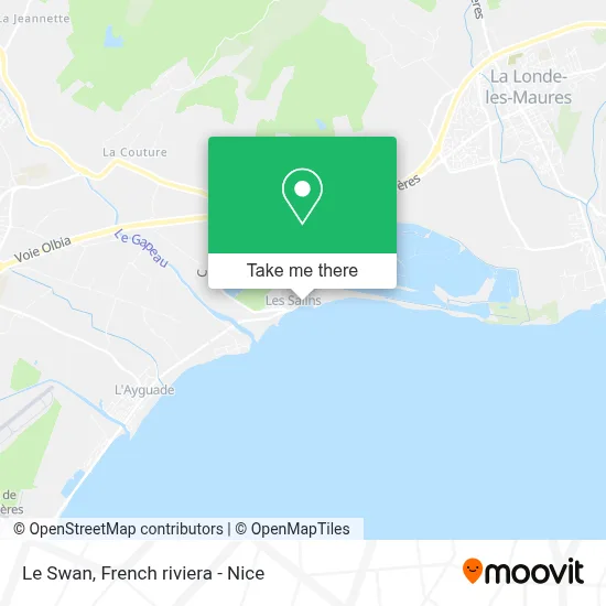 Le Swan map