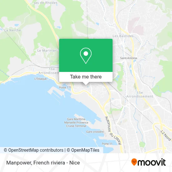 Manpower map