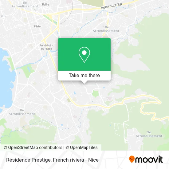 Résidence Prestige map