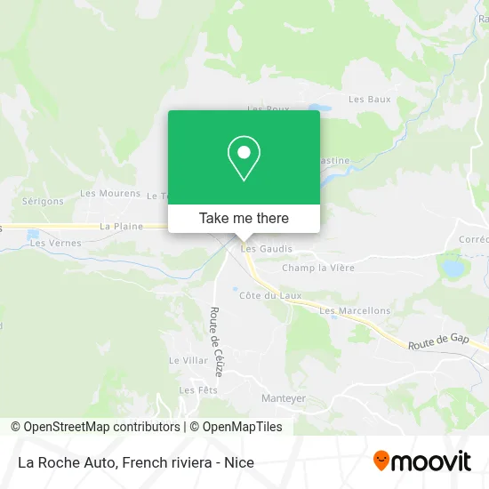 La Roche Auto map