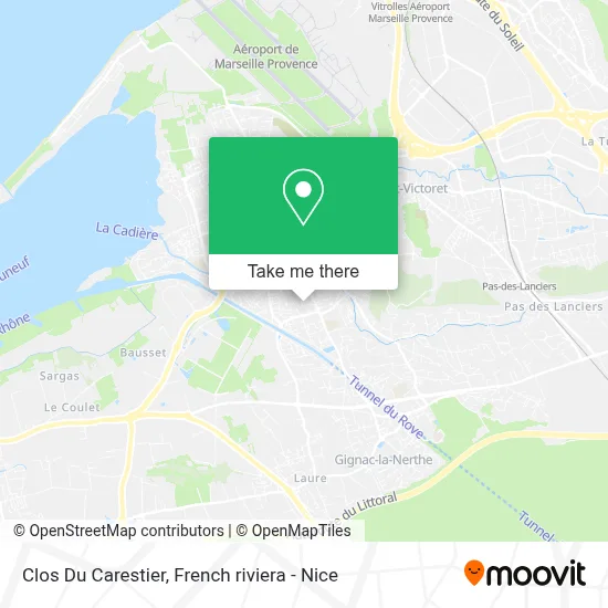 Clos Du Carestier map