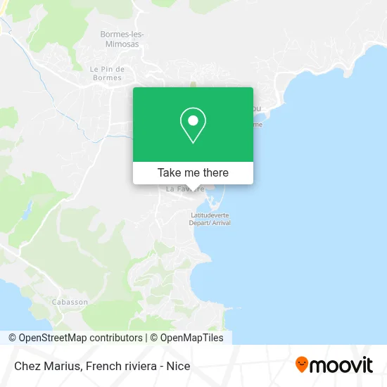 Chez Marius map