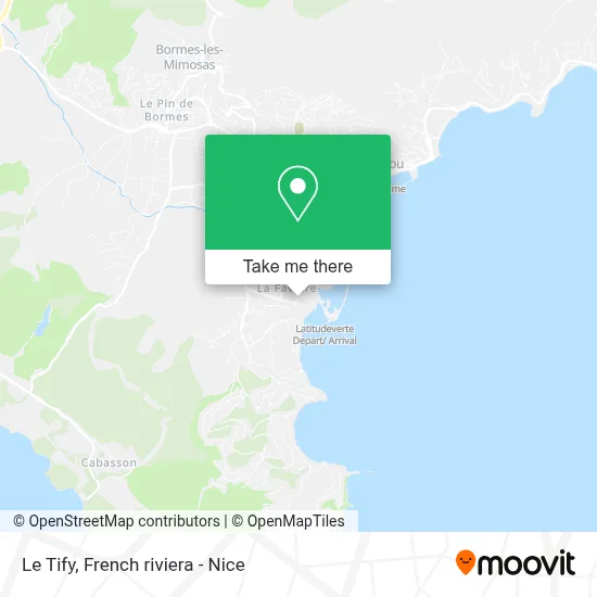 Le Tify map