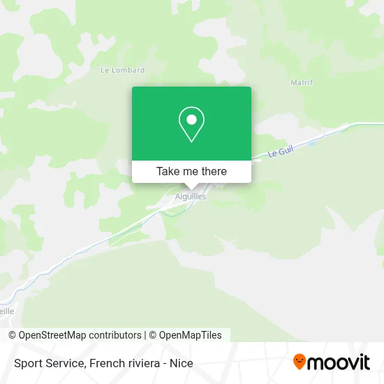 Sport Service map
