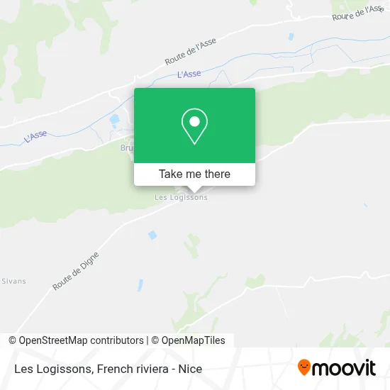 Les Logissons map