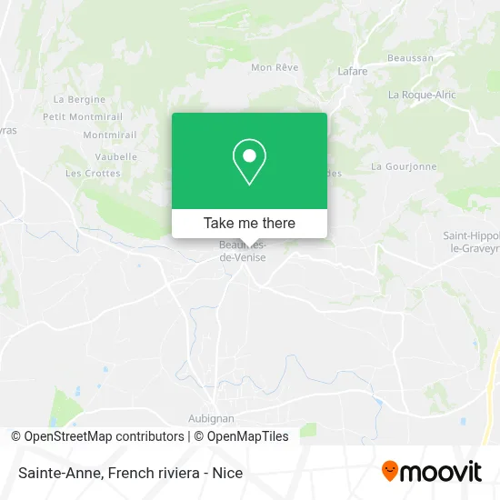 Sainte-Anne map